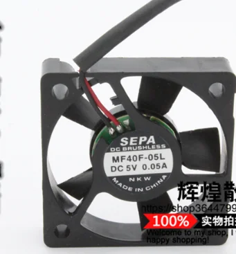 

SEPA MF40F-05L DC 5V 0.05A 40x40x10mm 2-Wire Server Cooling Fan