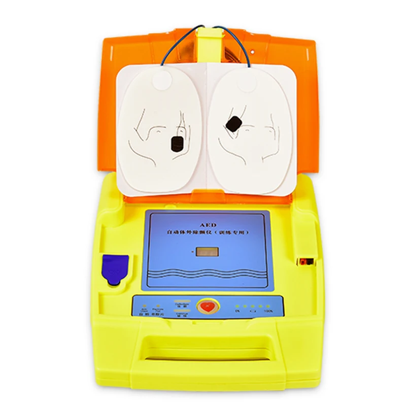AED automatische externe defibrillator cardiopulmonale reanimatie simulatie menselijke CPR-training speciale analoge defibrillator