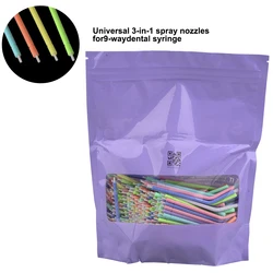 250 pcs Disposable Nozzles Tips for Dental Triple Air Water Syringe 3 Way Syringe for Dental Unit Chair