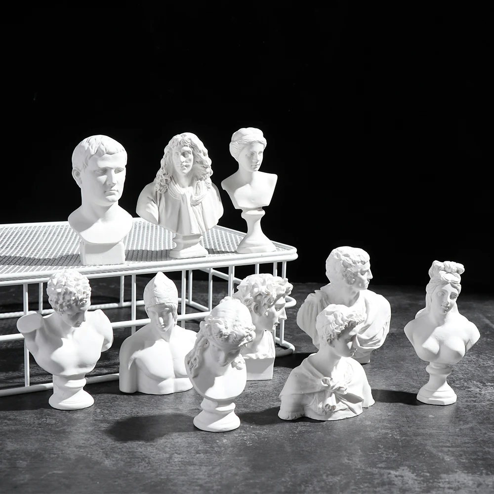 Greek mythologyの置物,石膏像,化粧台の像,職人技,家の装飾