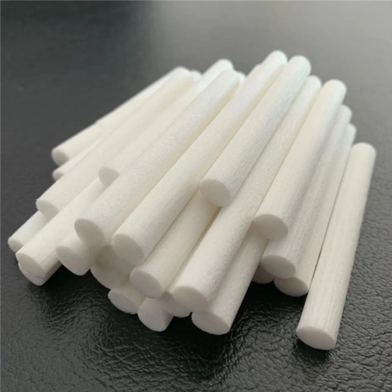 50 Pcs 7mm Humidifier Filter Cotton Swab USB Air Ultrasonic Humidifier Aroma Diffuser Replacement Cotton Sponge Stick 15cm