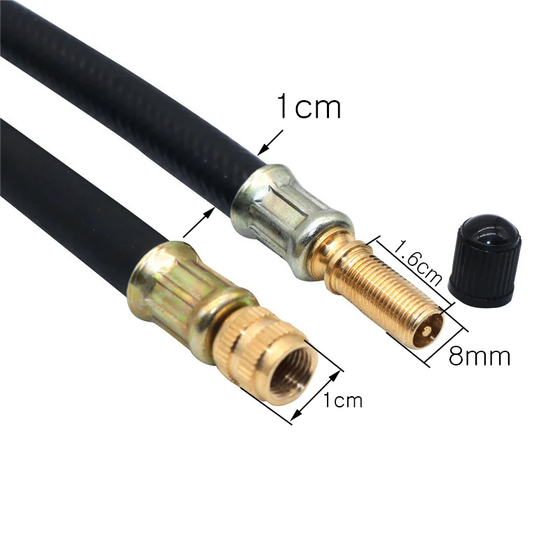 Air pump extension tube Motorcycle Bike Car Tire Air Inflator Hose Inflatable Pump Extension Tube Adapter Twist Tyre Auto parts