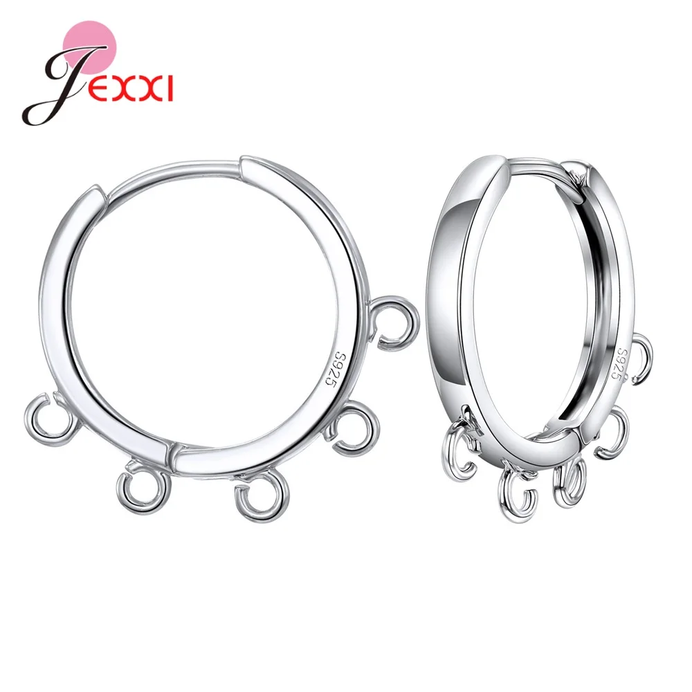 Fast Delivery Speed Genuine 925 Sterling Earring Findings High Quality Jewelry Accessory Components For DIY Jewelry