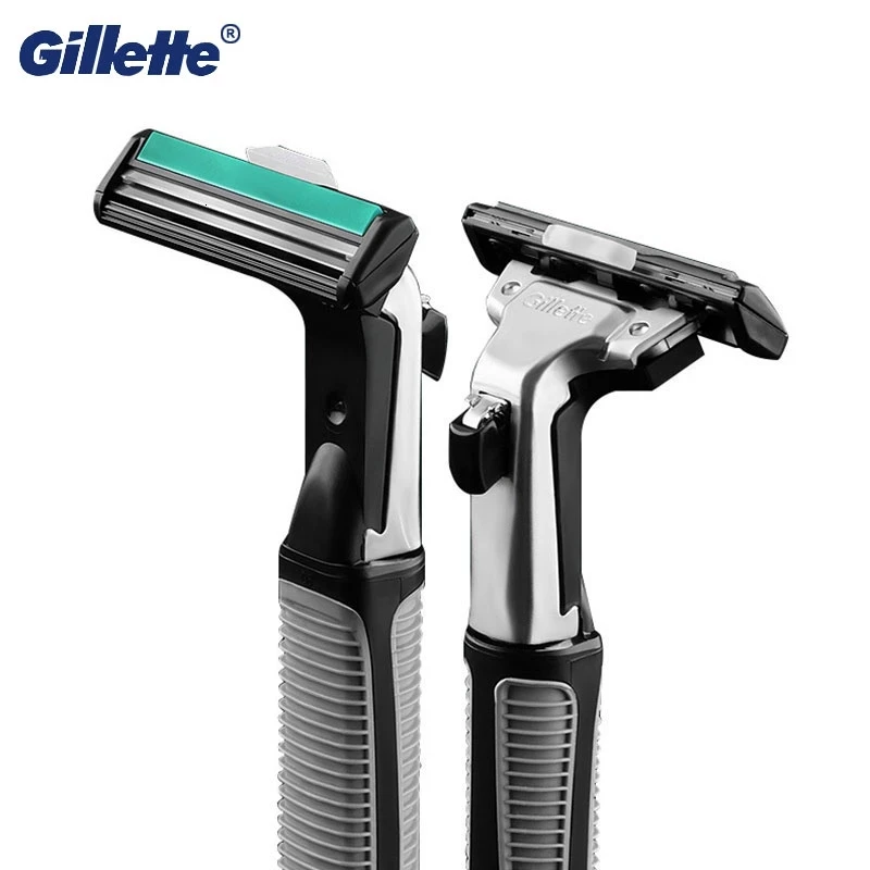 Straight Razor Gillette VECTOR Safety Shaver For Men Shaving Machine Cassettes For Beard Shavette Tools Manual Shave Case