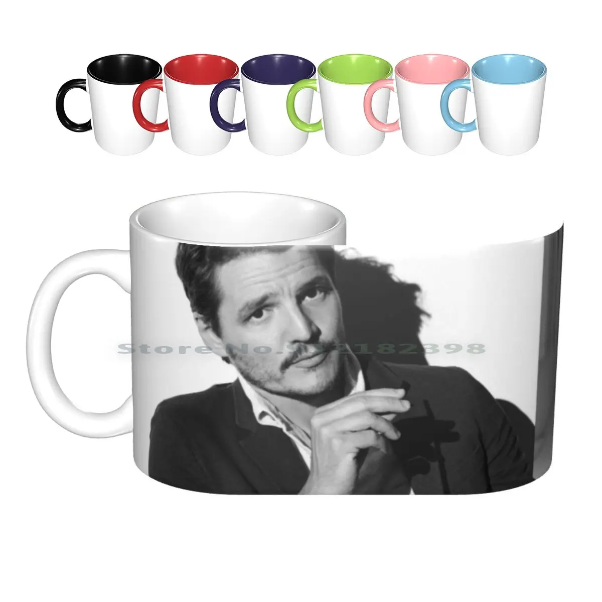 Pedro Pascal Ceramic Mugs Coffee Cups Milk Tea Mug Pedro Pascal José Pedro Balmaceda Pascal Creative Trending Vintage Gift