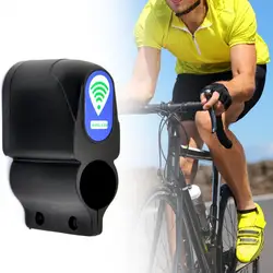 Bicycle Anti-theft Alarm Lock with Wireless Remote Control Waterproof MTB Bike Anti-Theft Vibration Alarm ABS Bike Alarm Lock