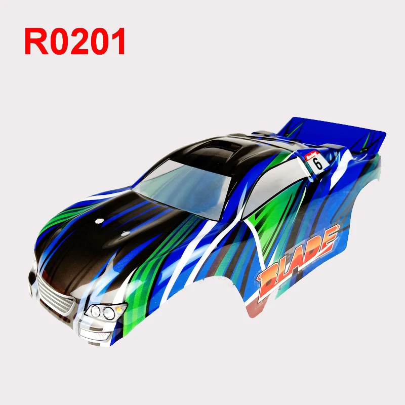 R0066 R0067 1/10 PVC Car Shell for truck fit ftx carnage VRX Racing 1/10 rc car remote contol Toys Car body parts (Not punched)