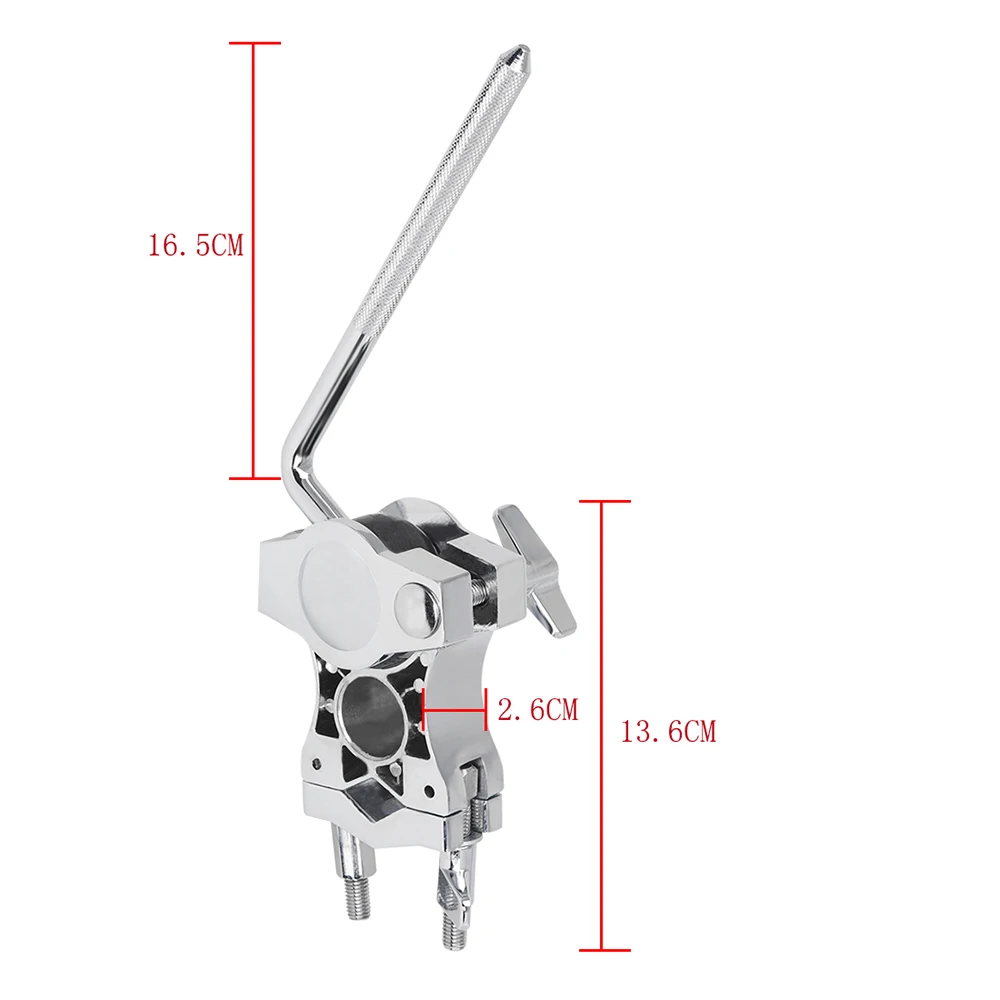 M MBAT Drum Clamp Set Zinc Alloy Clip Drum Sort Tool Adjustable Opening Drum Clip Percussion Musical Instrument Accessories