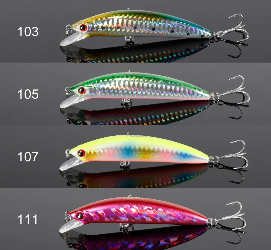 NOEBY 90S Sinking Minnow Angelköder 90mm 29g Long Casting Wobbler Harte Köder für Forelle Hecht Salzwasser Jerkbait Angelköder – Detail 15