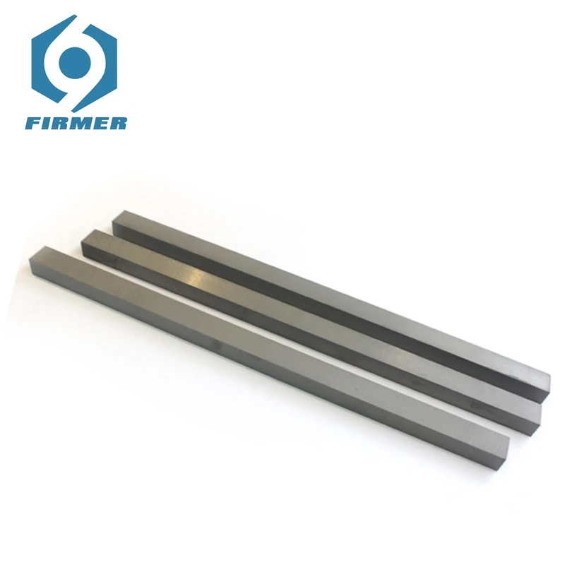 

2 Pcs Tungsten Carbide Bar 6mm thickness 65mm length 30mm width Cemented Carbide Alloy Sliver Bar Mold Provide Customization