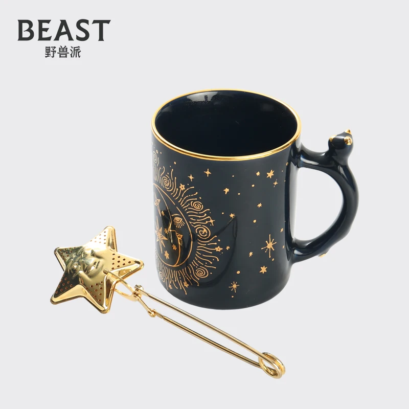 

|The East / Fauvism star Mug ceramic cup with teaglass lovers cup luxury birthday gift