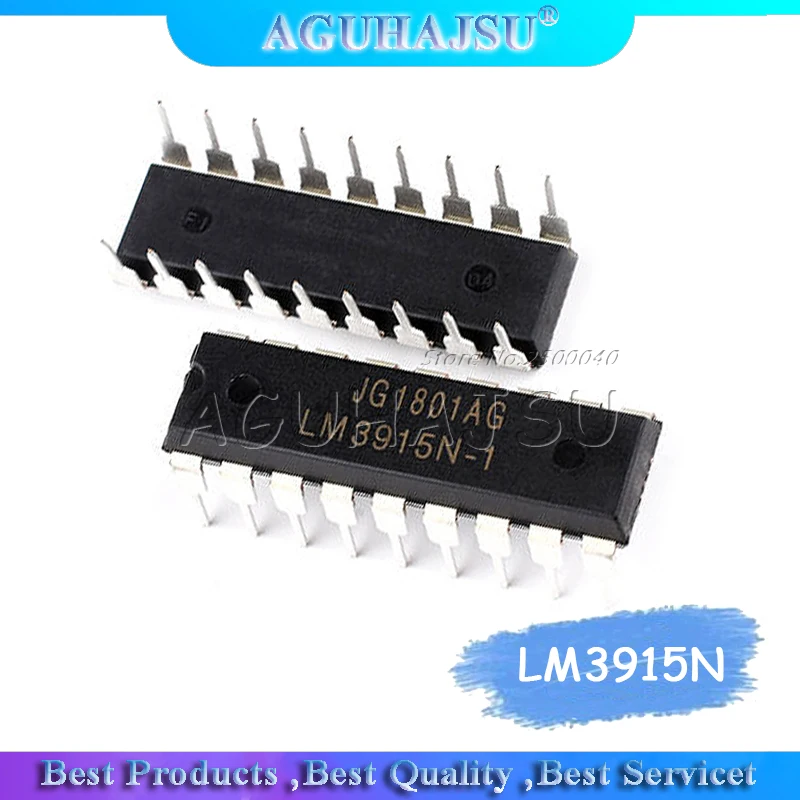 5PCS LM3915N-1 DIP18 LM3915-1 DIP LM3915N LM3915 DIP-18 new and original IC