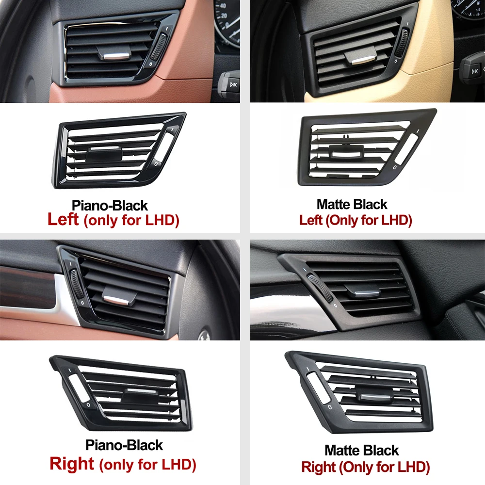 LHD Car Front Console Dashboard Air Conditioning AC Vent Grille Outlet Panel Replacement For BMW X1 E84 64229258354