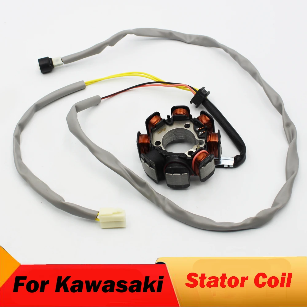 For Kawasaki KLF185 Bayou 185 1985 1986 1987 1988 21003-1134 21003-1135 Motorcycle Generator Magneto Stator Coil