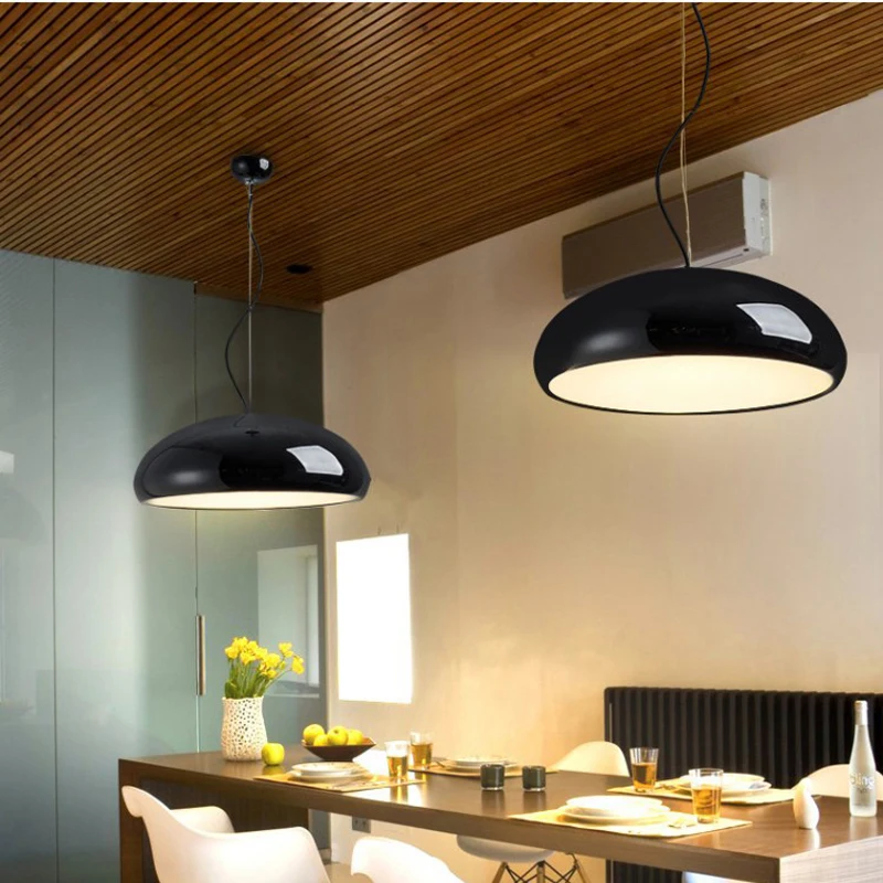 Fashion Simple Hanging Lamp Creative Restaurant Dining Table Bedroom Aluminum Pendant Light Fixture E27 110V 220V