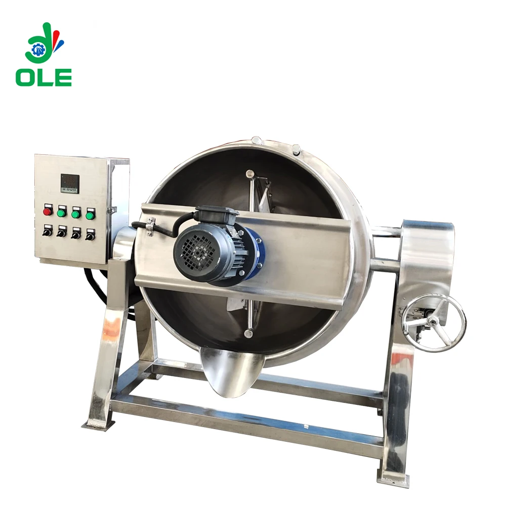 

100L Electric Jacketed Kettle Factory Customize Boiling Mixing Cooking Machine