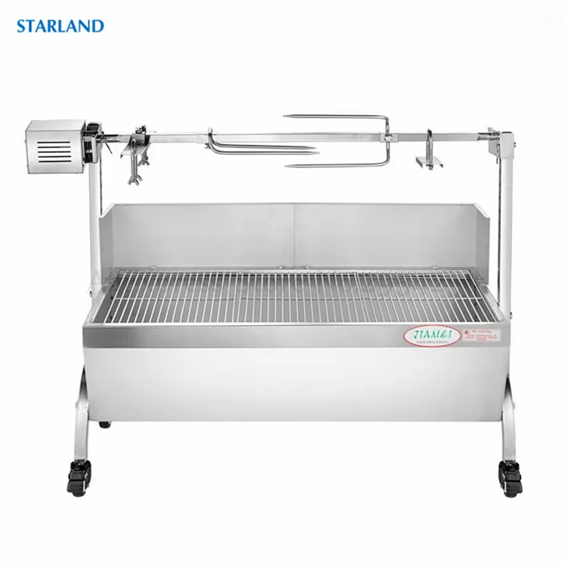 เตาย่างบาร์บีคิวกลางแจ้งแบบพับได้ตะแกรงย่างสำหรับตั้งแคมป์เตาถ่านทนทานทำจากสแตนเลสตะแกรงย่างบาร์บีคิวทนทาน