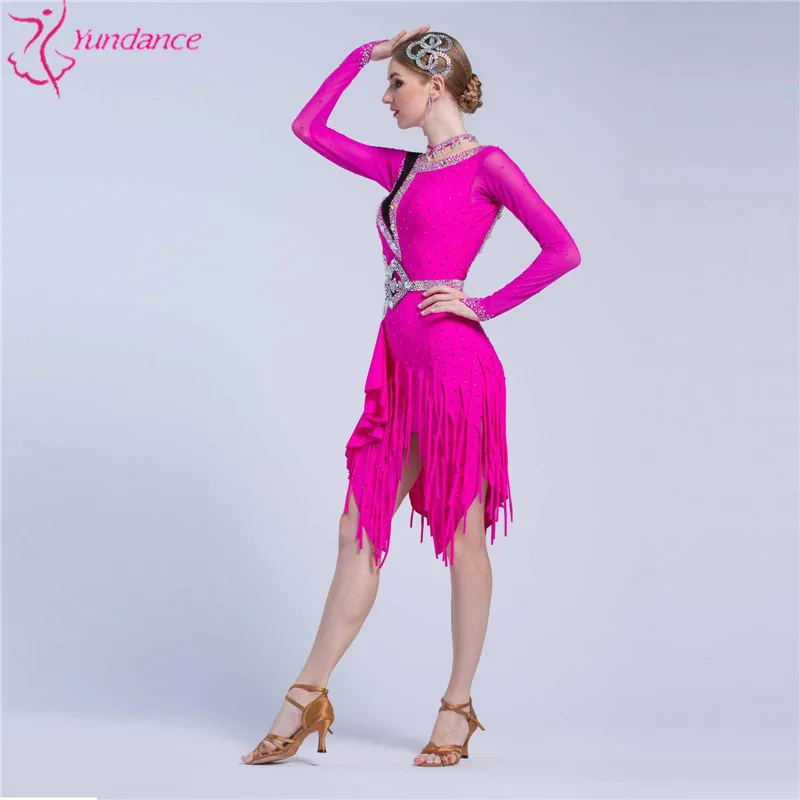 L-17234 Adult rumba cha-cha dance Latin dance dress, female costumes new Latin american dresses for sale