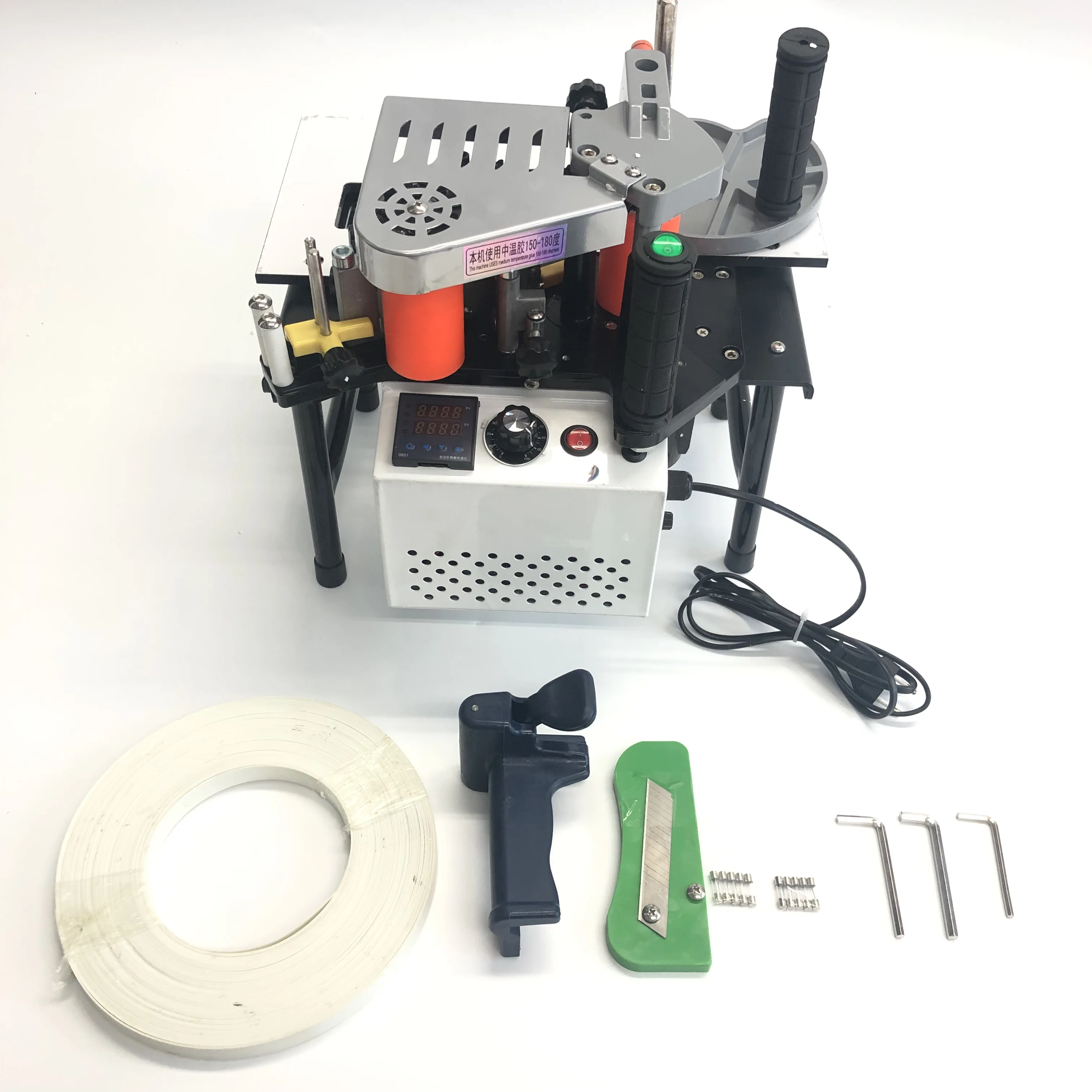Portable Woodworking Machinery Edge Banding Machine Double-Sided Adhesive Portable Edge Banding Machine 220V 1200W