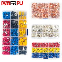 Assorted Insulated Cable Connector Electrical Wire U/O/Tube-type crimping butting terminal auto parts kit Combination box