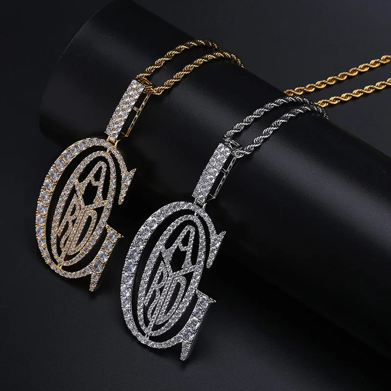 Hip Hop AAA Cubic Zirconia Bling Iced Out GOARYD Pendants Necklace for Men Rapper Jewelry Drop Shipping