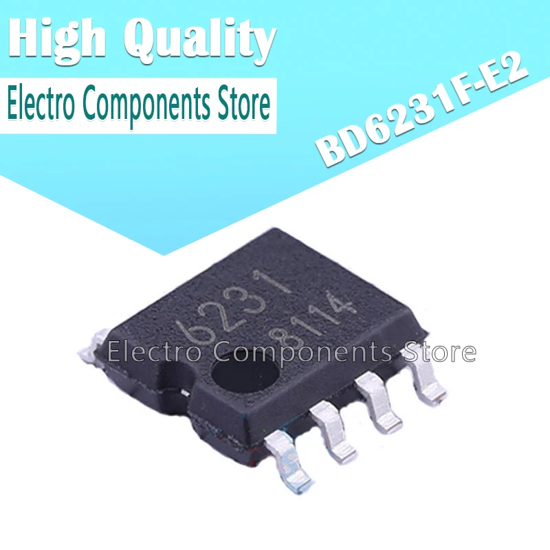 10PCS/Lot BD6231F-E2 SMD SOP8 (Marking 6231) 6231 BD6231F IC Motor Driver Chip