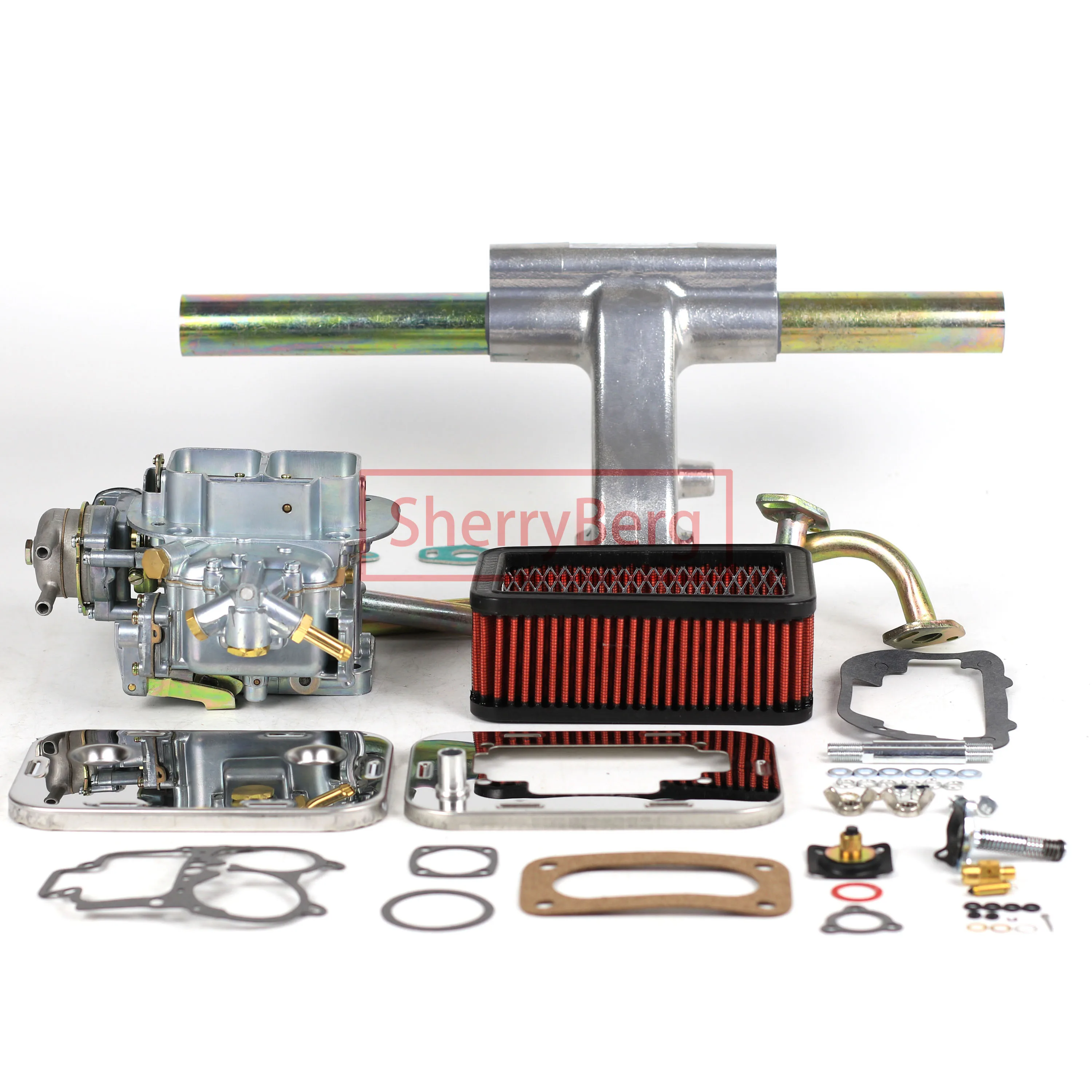 

SherryBerg Carby 32/36 DGAV Karburetor Car Carb Air filter (65mm) Cleaner Manifold Gasket kits For VW Bug Weber EMPI Solex Fajs