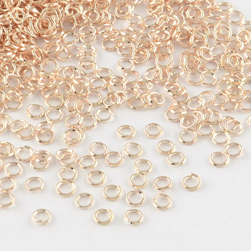 4mm 5mm 6mm 7mm 8mm Iron Close Unsoldered Jump Rings & Split Ring Connector For DIY Jewelry Making Findings 1000g