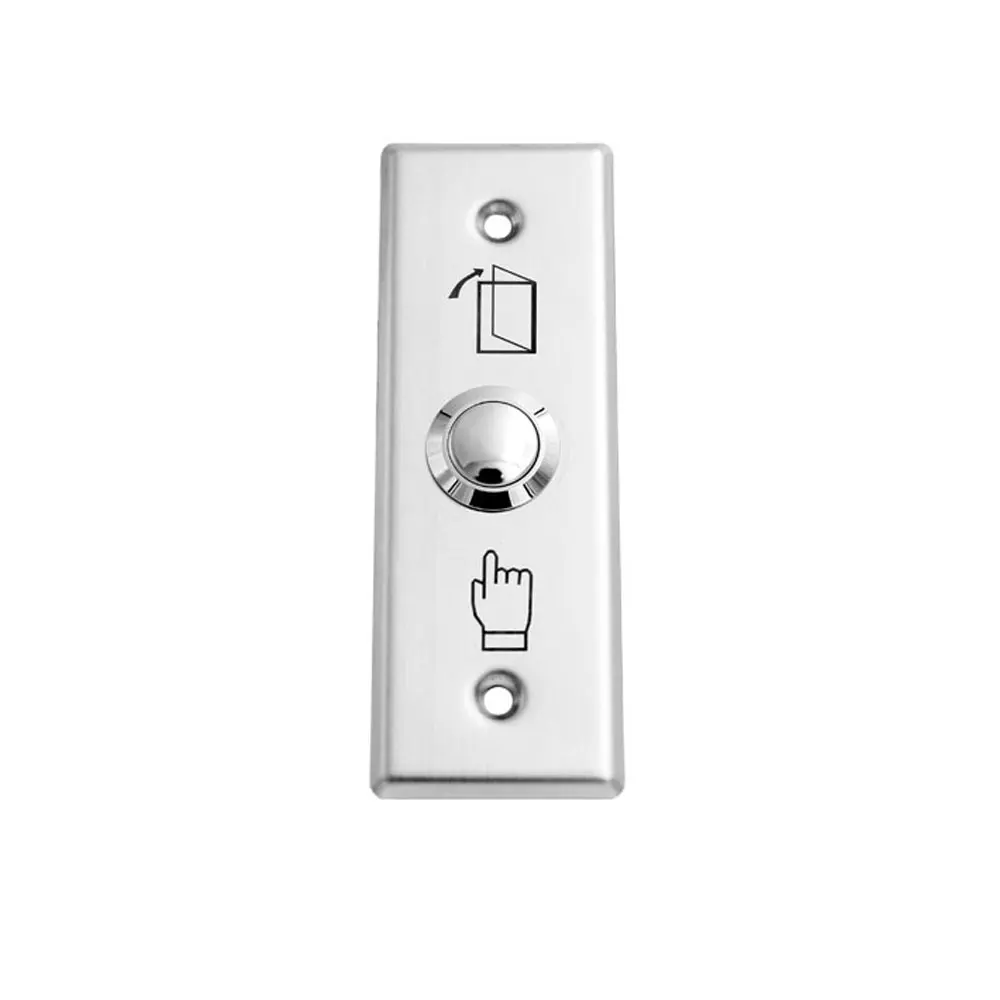 

Push Exit Button For Door Access Control,Stainless Steel Material ,Dimensions: 91Lx28Wx20H(Mm) ,Min:1pcs