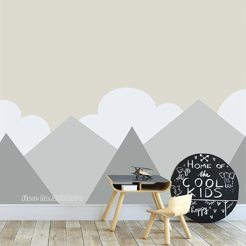 

274*165cm DIY Mountain Decor Wall Decal For Baby Nursery Careative Vinyl Home Decoration Wall Stickers Mountains Murals LC1239