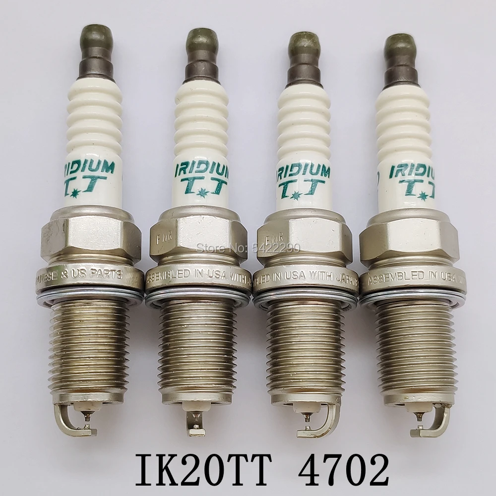 4pcs/Box Iridium TT Spark Plug IK16TT 4701 IK20TT 4702 IKH16TT 4703 IKH20TT 4704 IEXH22TT 4712 fit for Honda Benz Nissan Mazda