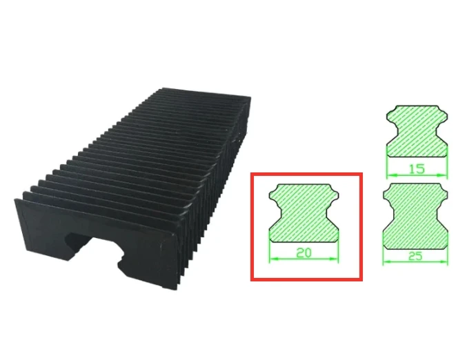 

16pcs Customized Protective Cover Rail Telescopic Shield Machine guard Dust Cover Cloth Water Dust-proof CNC customized