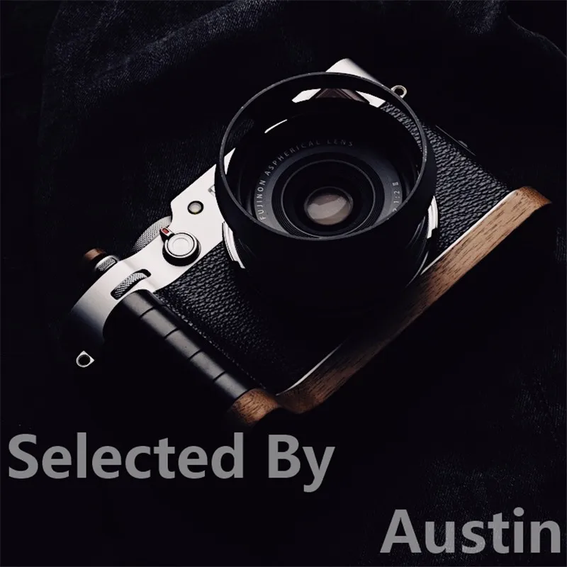 Hand Made Wooden Hand Grip Bracket  L Plate For Fuji X100V Fujifilm X-100V
