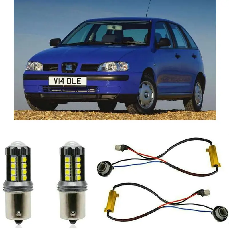 

Fog lamps for SEAT Ibiza 2 6K1 Stop lamp Reverse Back up bulb Front Rear Turn Signal error free 2pc