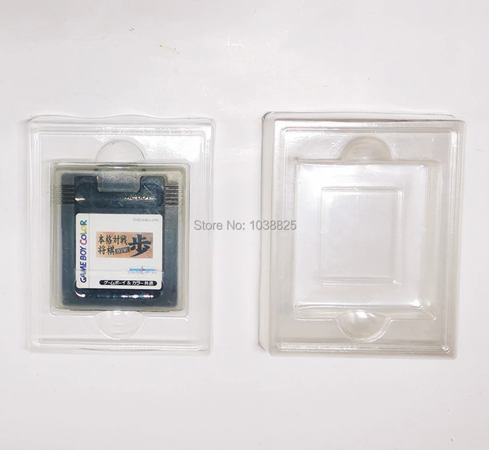 1Pc Nhựa Trong Các Tông Hộp Mực Trường Hợp Hộp Vỉ Đóng Gói Lắp Khay Đựng Bên Trong Ốp Hoa Cho Gameboy Color Cho GBC JP phiên Bản