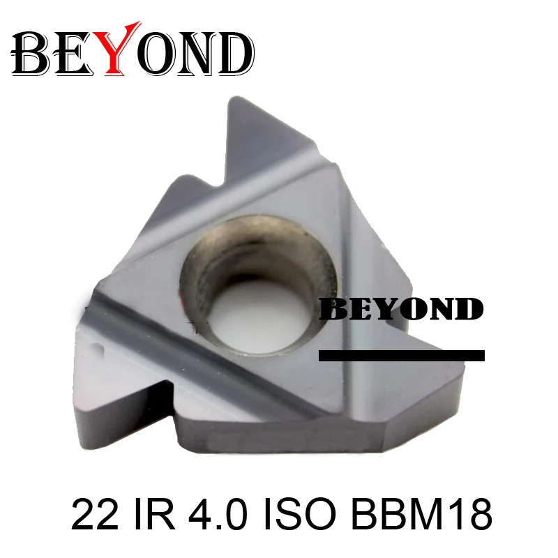 BEYOND 22 IR 3.5 4.0 4.5 5.0 5.5 6.0 ISO Carbide Inserts for Thread Lathe Turning Tools SNR SEL CNC 22IR 3.5ISO 4.0ISO 4.5ISO