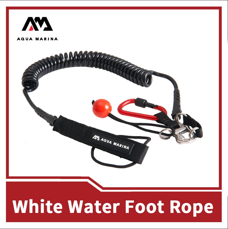 AQUA MARINA 9 Feet Aquatic Aafety Foot Rope High Elasticity Drifting Safety Protect Aquatic Sports Rope Surf Board Accessories