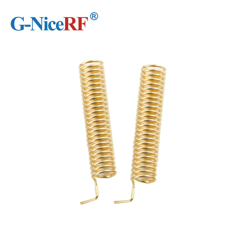 10pcs/pack Anti-vibration SW315-TH23 315MHz Gold Plated Spring Antenna