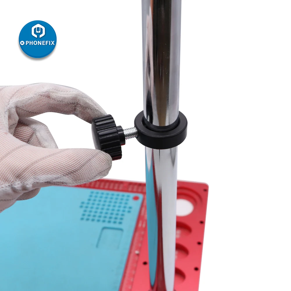 Imagem -06 - Suporte de Anel de Posição com Parafuso Suporte de Anel de Fixação de Câmera de Vídeo Estéreo do Microscópio Industrial de 32 mm 25 mm Adaptador de Barra com Pilar de Metal