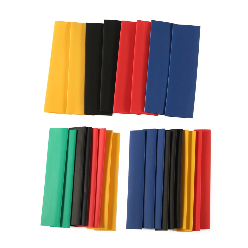 164Pcs/Set Heat Shrink Tube Heatshrink Tube Polyolefin Shrinking Assorted Wire Cable Insulated Sleeving Shrink Tube