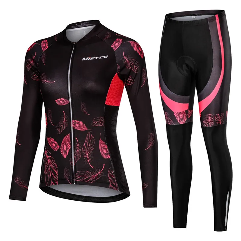 Fahrrad trikot für Frauen, lange Ärmel, Rennrad bekleidung, Reit hemd, Mountainbike Team kleidung, MTB, Weiblich – Detail 2