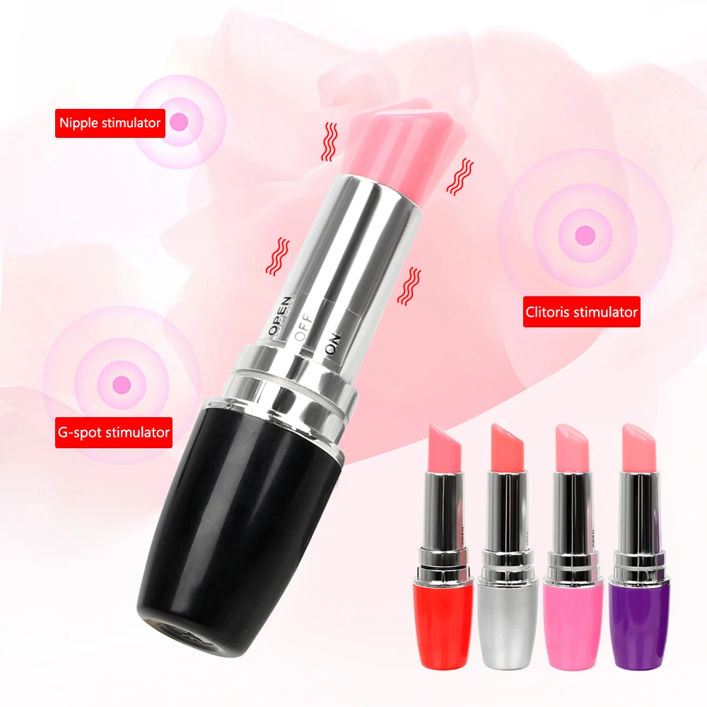 IKOKY Mini Lipstick Vibrator Electric Vibrating Jump Egg Waterproof Bullet Massage Sex Toy Women Adult Product