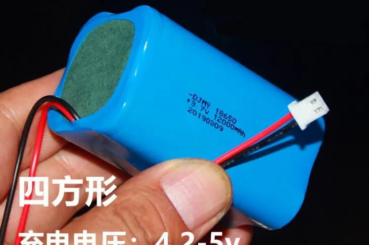 3.7V 12000mah 18650 lithium battery pack 18650-4P li-ion battery for fishing light