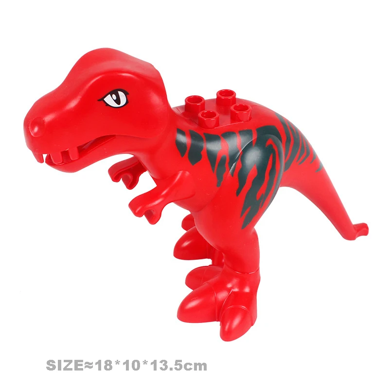 Animals Model Big Size Building Blocks Jurassic Dinosaur Accessories Compatible Bricks Assemble Education Toys For Children Gift