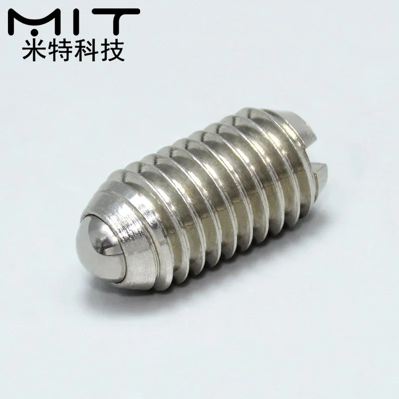 factory outlet Stainless Steel Ball Plungers with Ball and Slot M3 M4 M5 M6 M8 M10 M12 M14 M16 M18 M20 M25 M30 M40