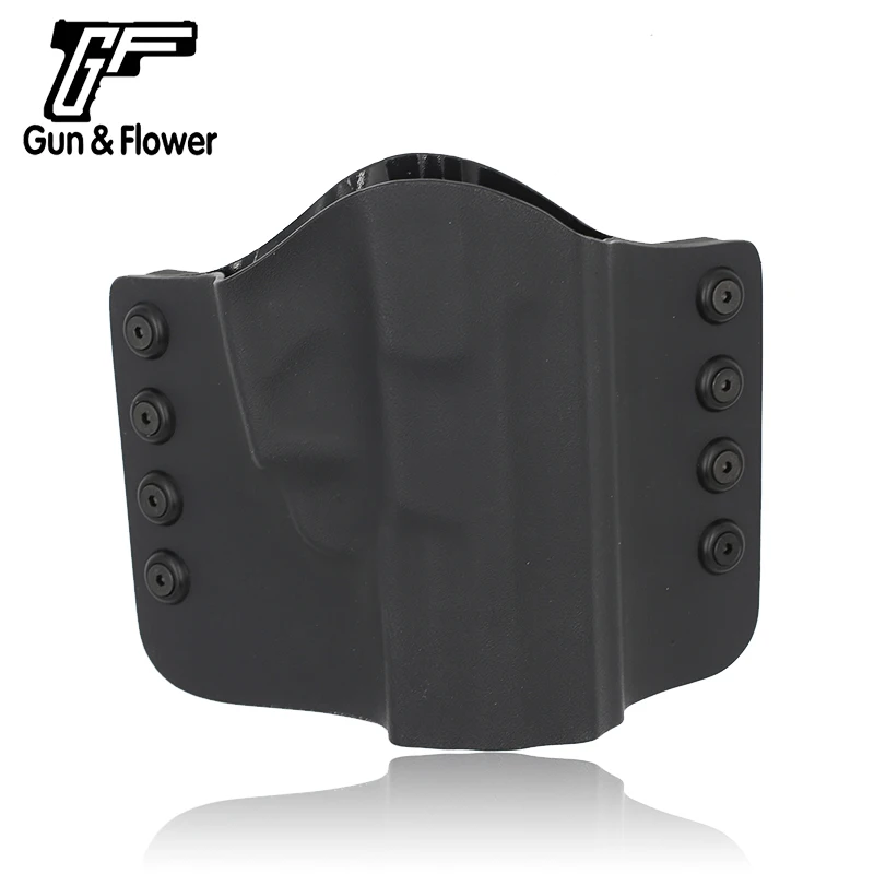 

CZ Holsters Fit For CZ P07 / CZ P09 / CZ P10C-OWB Kydex Holster Black Right Hand CZ Concealed Carry Pouch Right