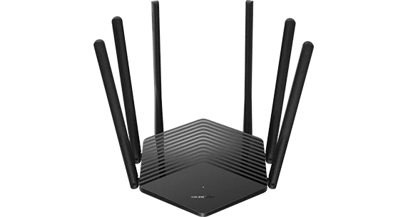 mercury d191g gigabit port router 1900m 5g router wifi 11AC dual-frequency wireless router light shadow  5G wifi RJ45 port