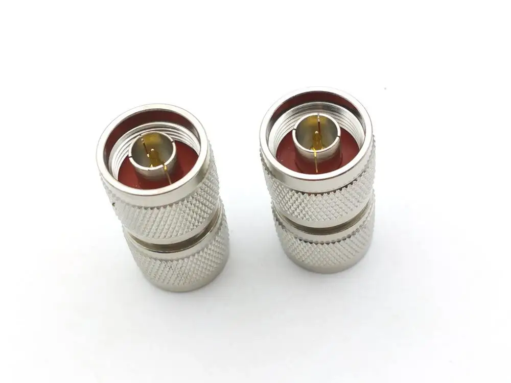 20pcs copper N Type Male Plug to N Male Plug Double Straight RF Coaxial Connector