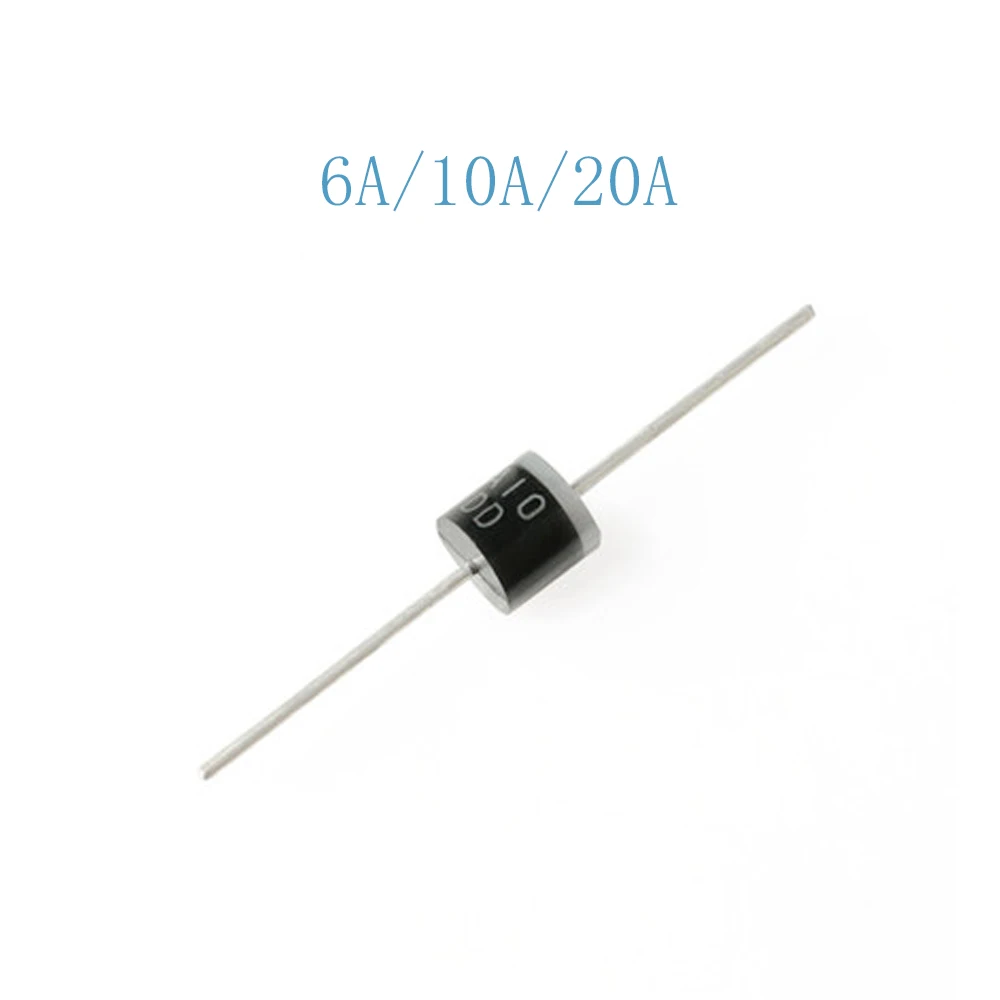 10Pcs 10A10 6A10 20A10 R-6 DIP 6A 10A 20A 1000V Axial Rectifier Diode