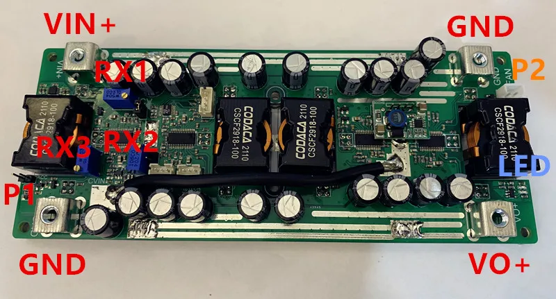 RV Charger DC Automatic Voltage Rise and Fall MPPT Charging Adjustable Constant Voltage Constant Current 12-48v / 80A